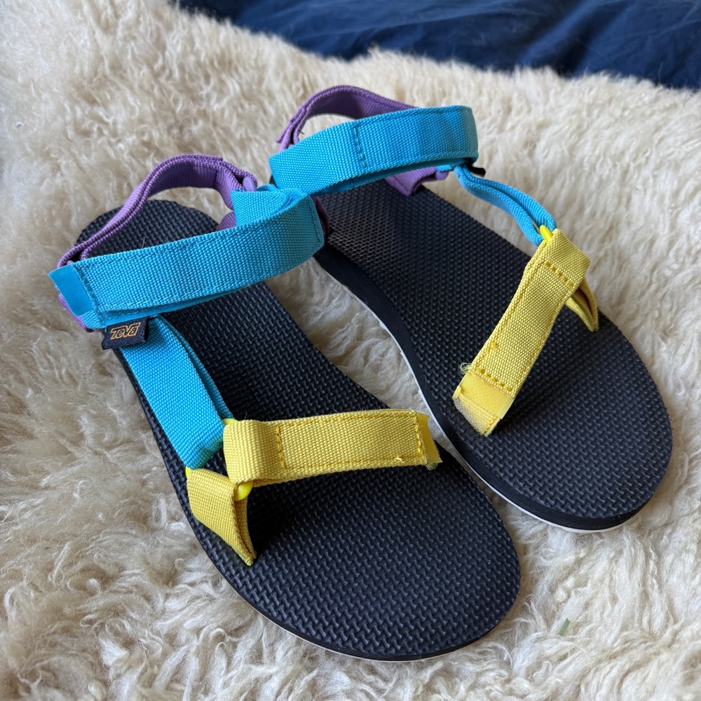 Teva Original Universal Sandal Mirage Multi  Blue Purple Yellow